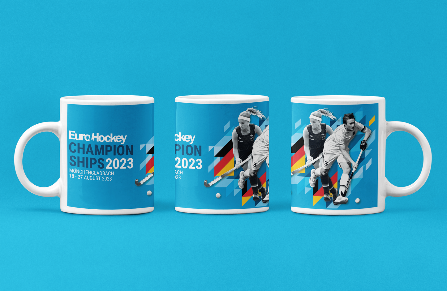 Tasse EuroHockey 2023 blau