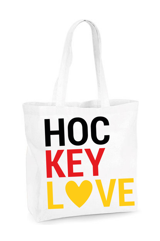 Baumwolltasche Deutschland Hockey Love