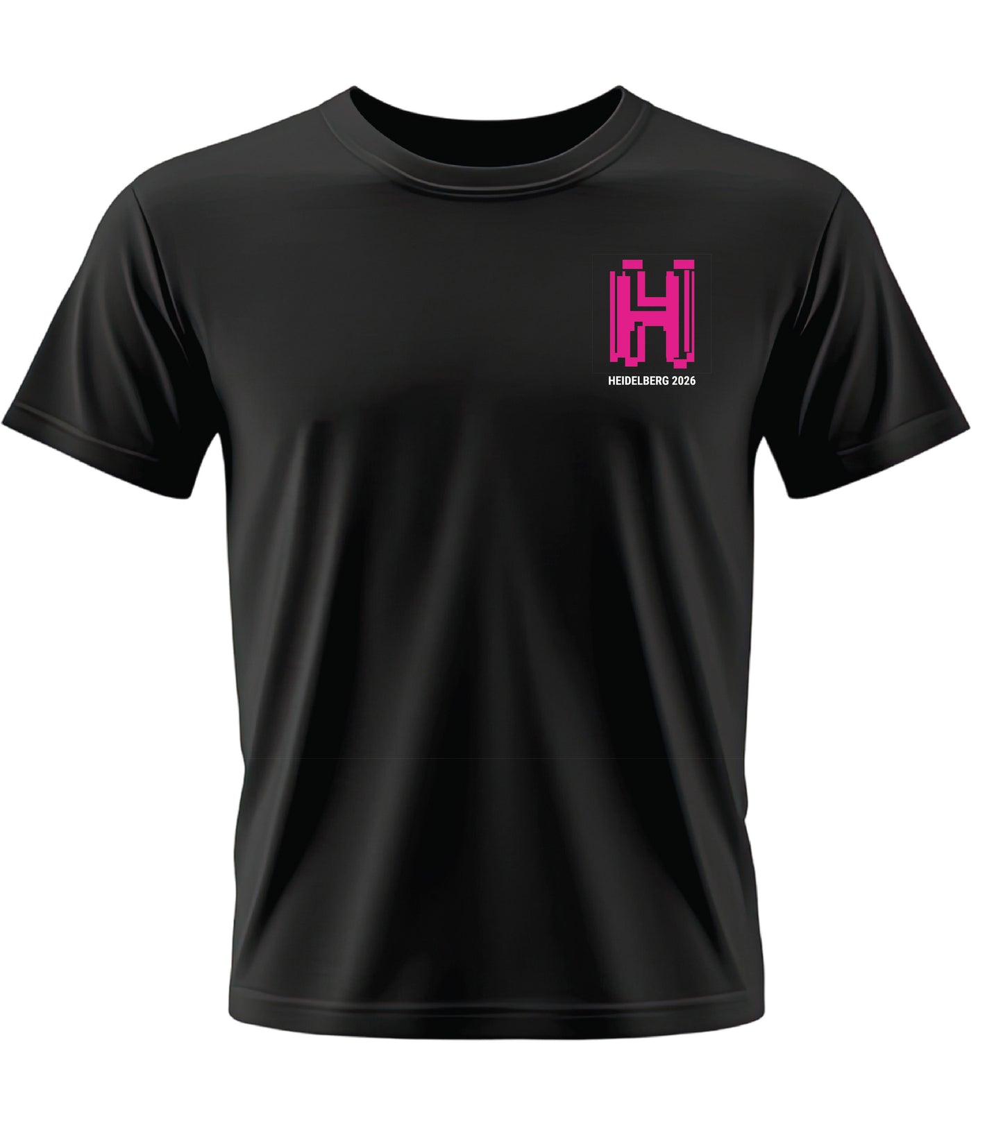 T-Shirt Hockey EM 2026 schwarz