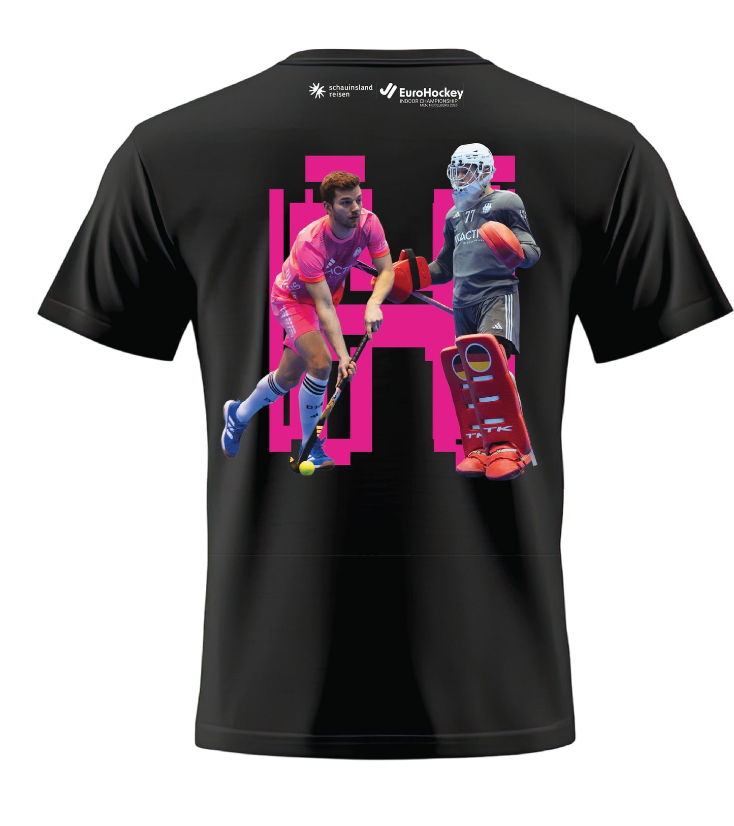 Kindershirt EM 2026 schwarz