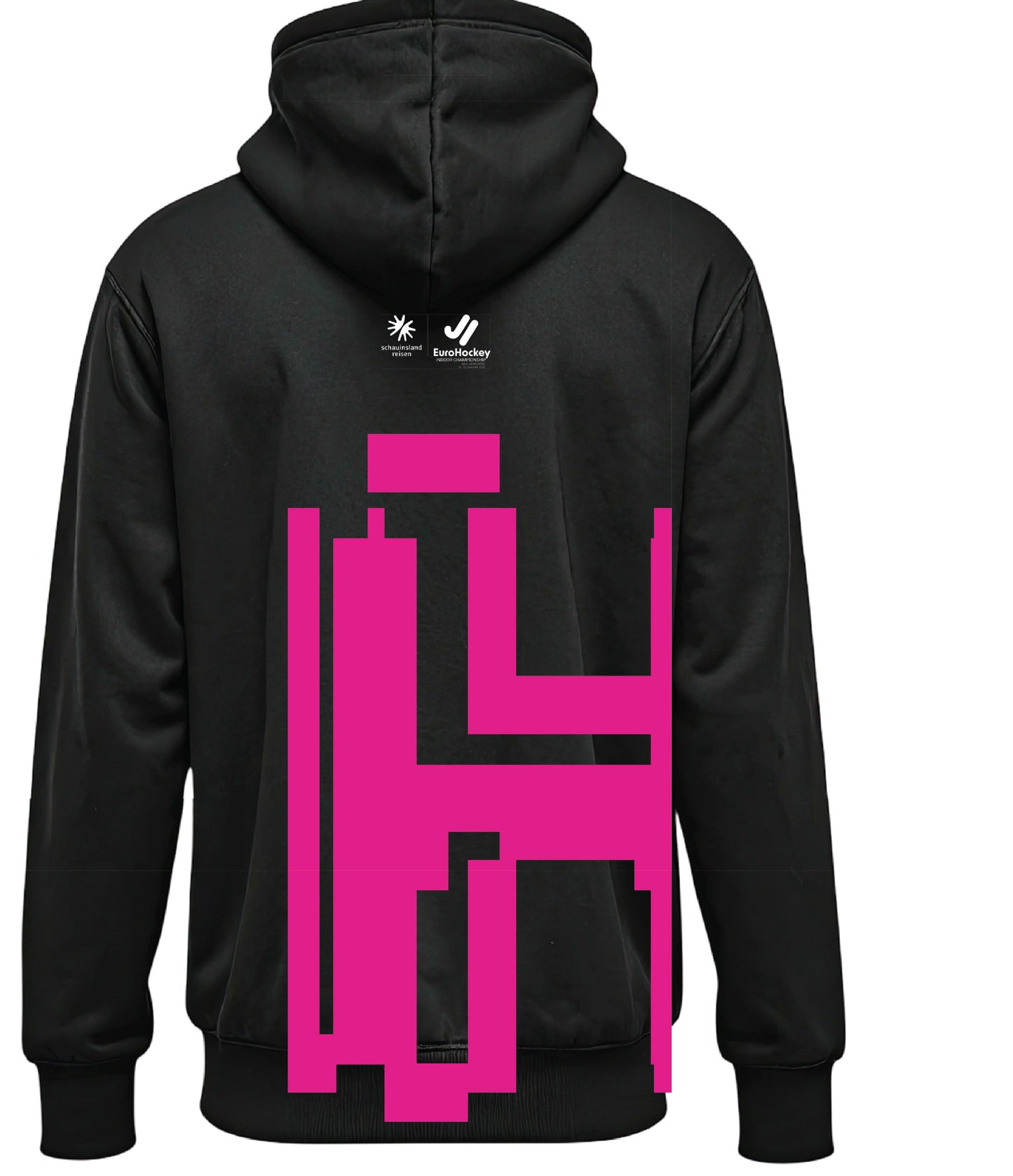 Kinder Hoodie EM 2026 schwarz