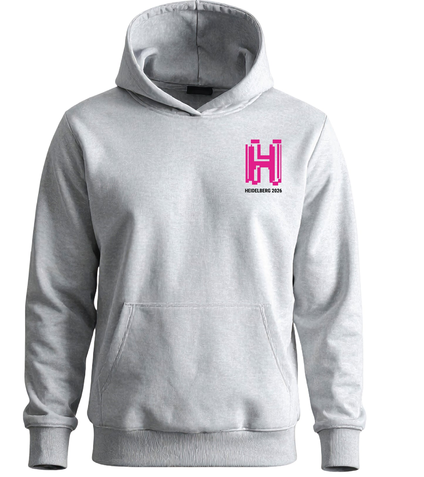 Hoodie EURO 2026 grau