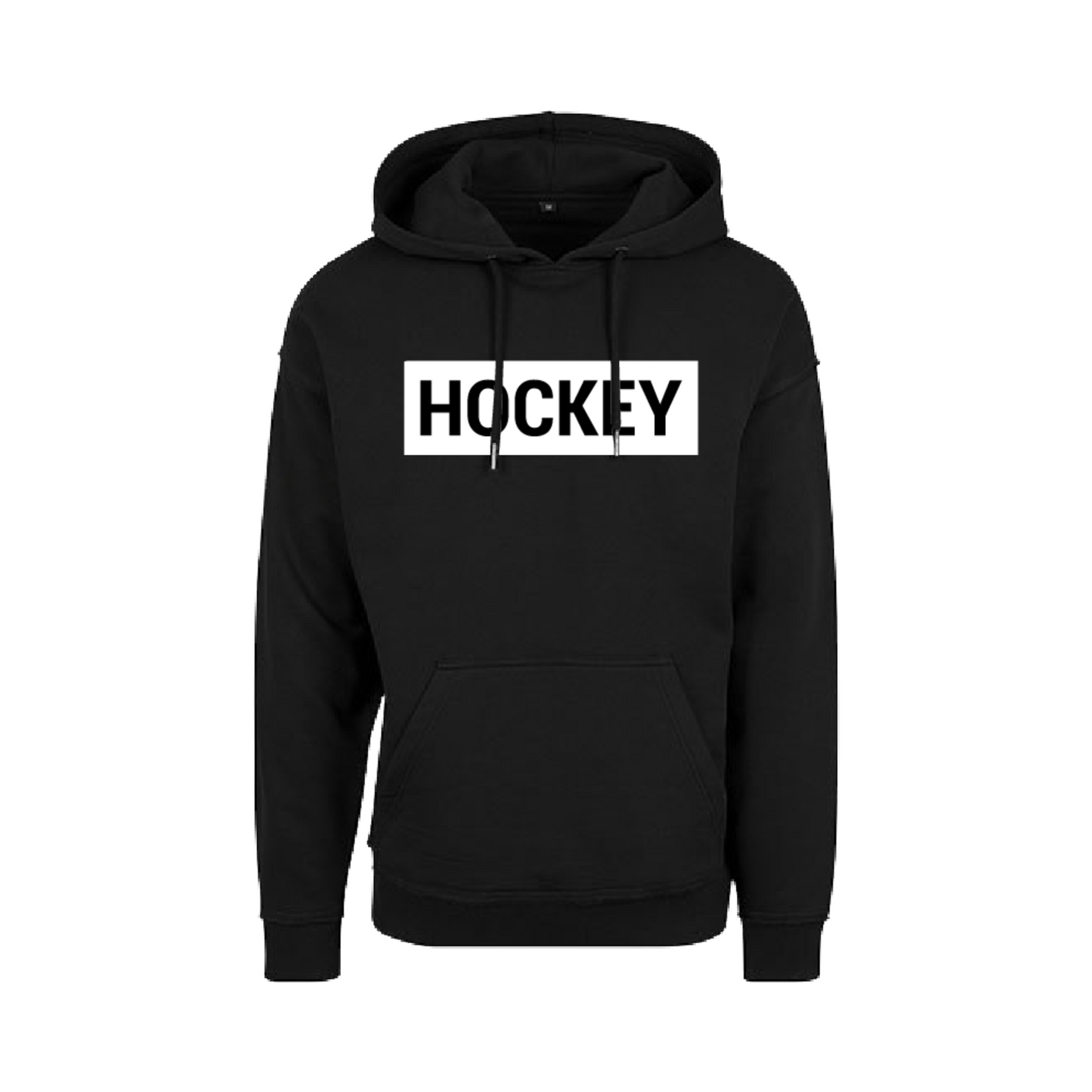 Oversized Hoody HOCKEY Schwarz