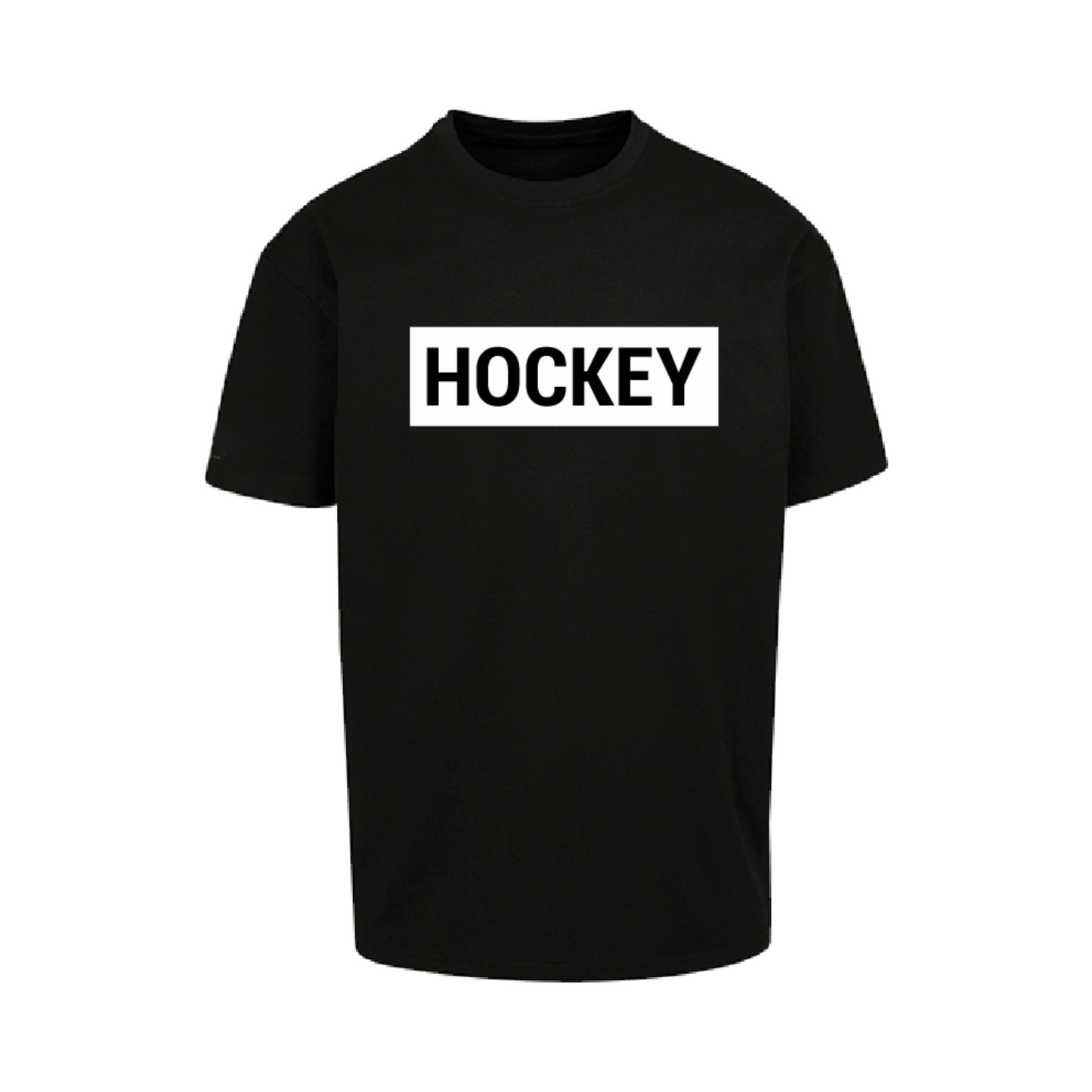 Oversized Shirt HOCKEY Schwarz