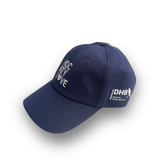 Baseballcap Hockey Love Blau
