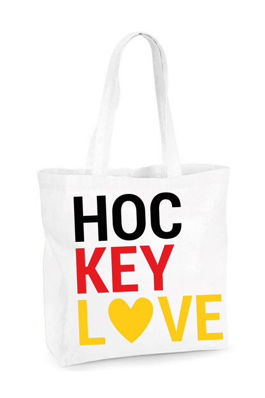 Baumwolltasche Deutschland Hockey Love
