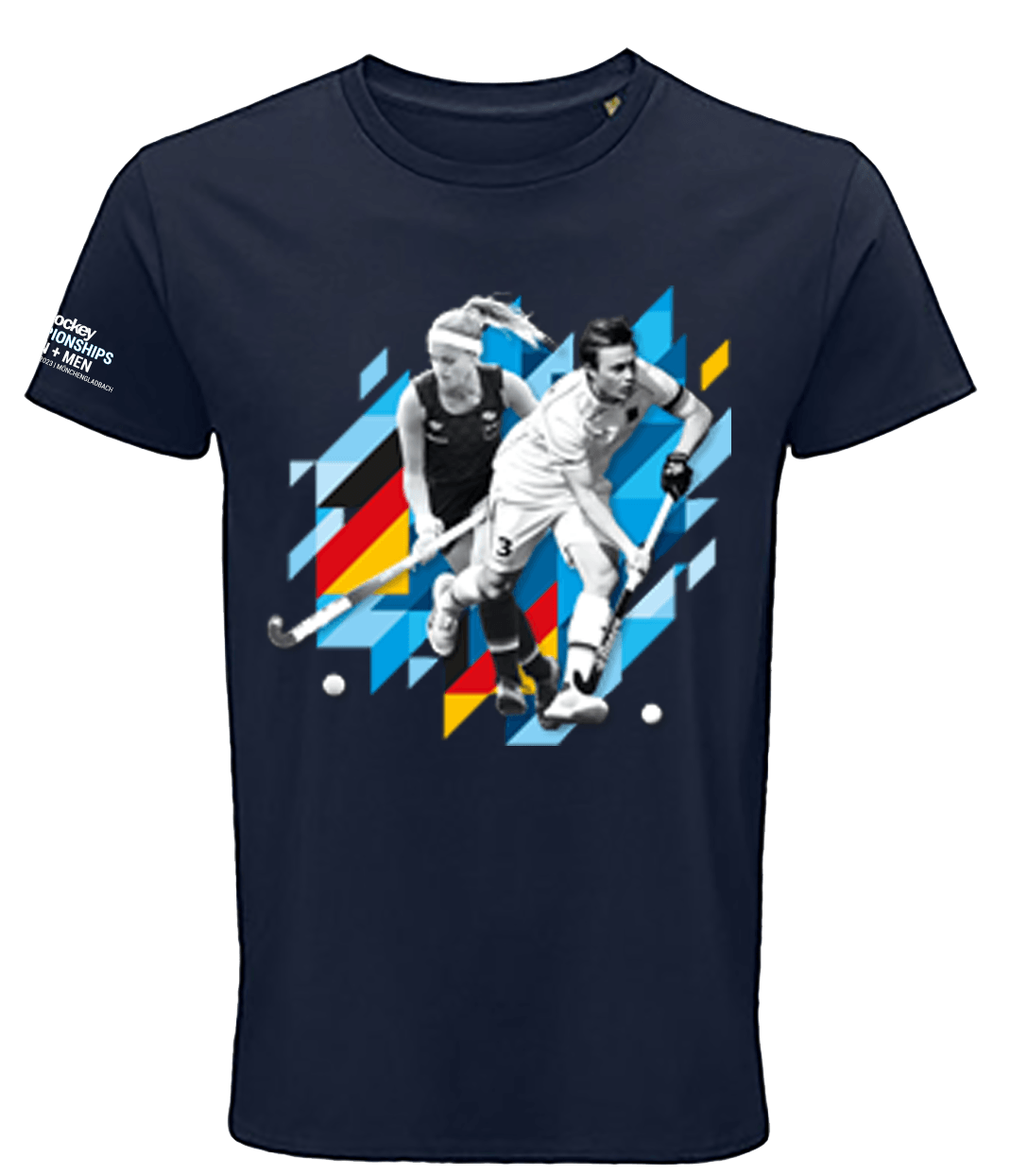 T-Shirt EuroHockey 2023 Blau